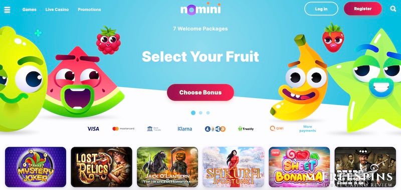Nomini Mobile Casino Review