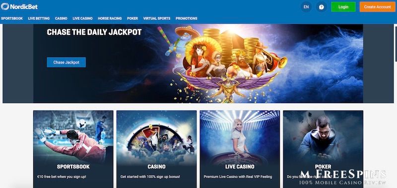 NordicBet Mobile Casino Review