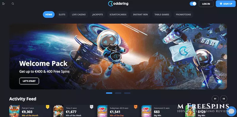 OddsRing Mobile Casino Review