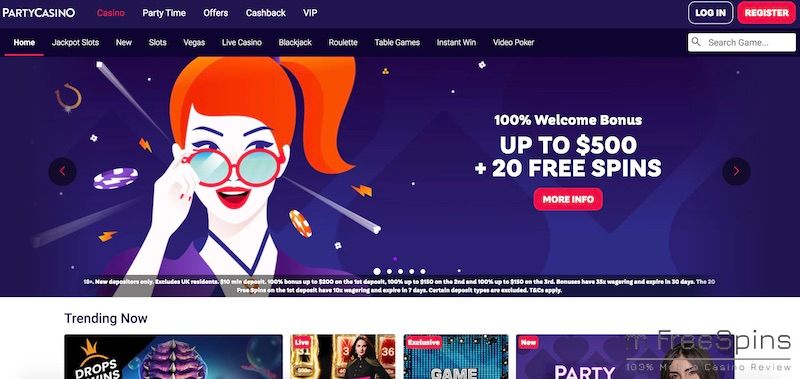 Party Mobile Casino Review