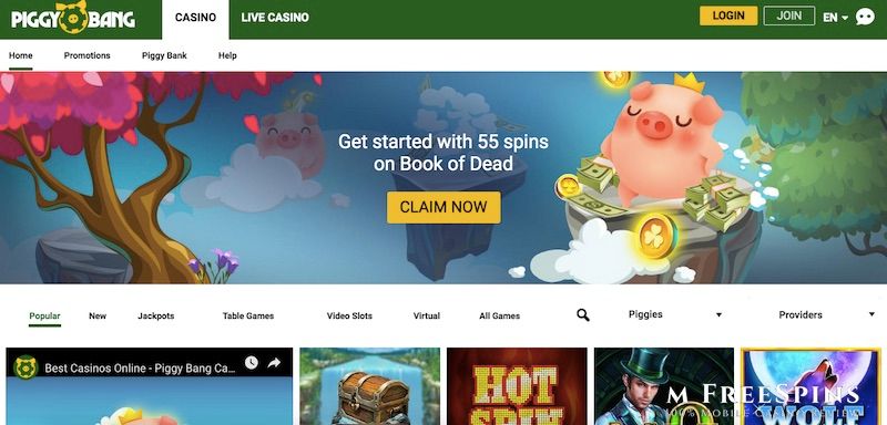 Piggy Bang Mobile Casino Review