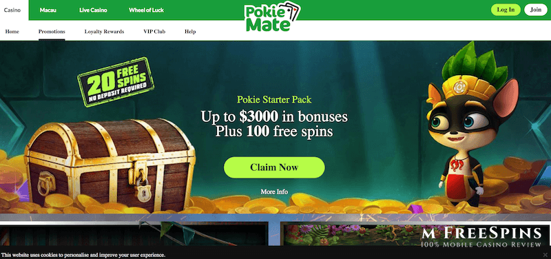 Pokie Mate Mobile Casino Review