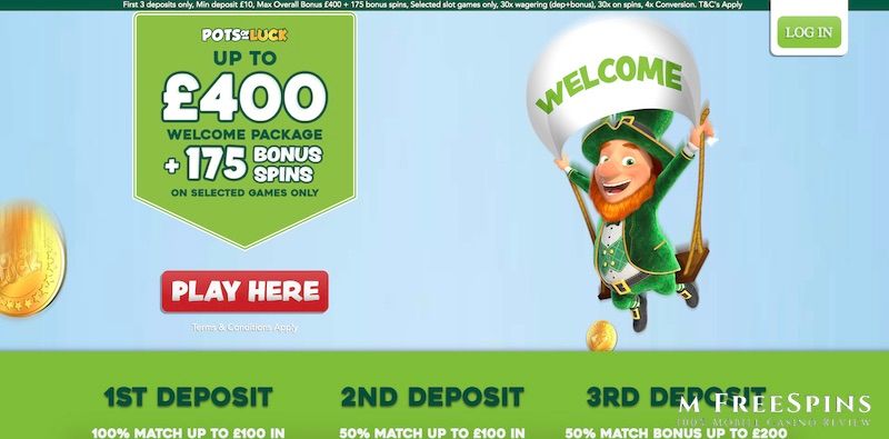 Pots of Luck Mobile Casino Review