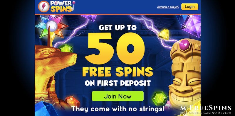Power Spins Mobile Casino Review