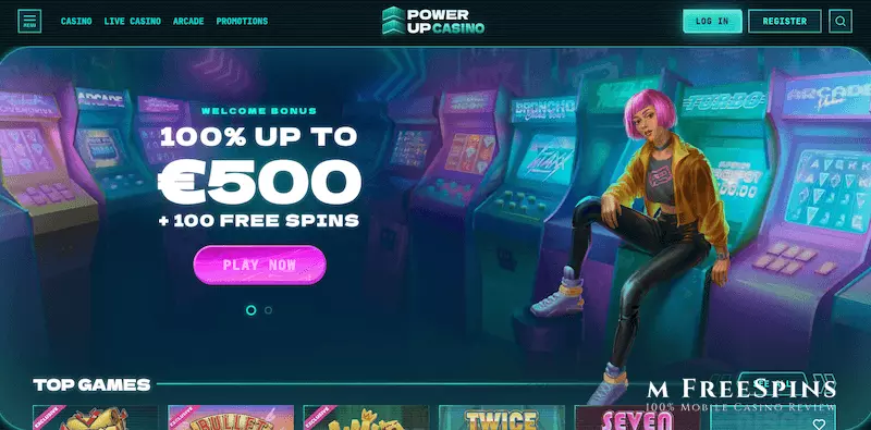 PowerUp Mobile Casino Review