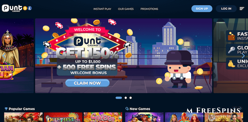 Punt Mobile Casino Review