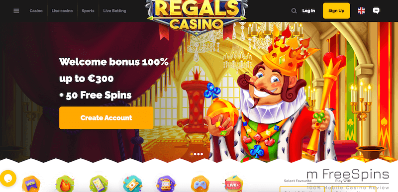 Regals Mobile Casino Review