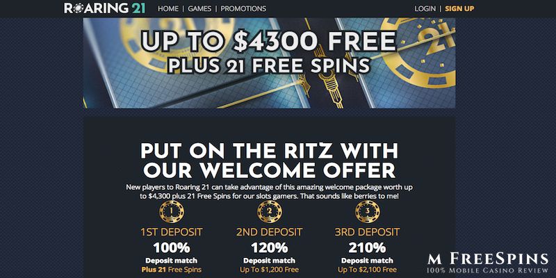 Roaring 21 Casino No Deposit Bonus