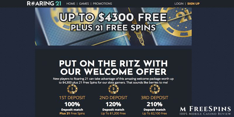 Roaring 21 Mobile Casino Review