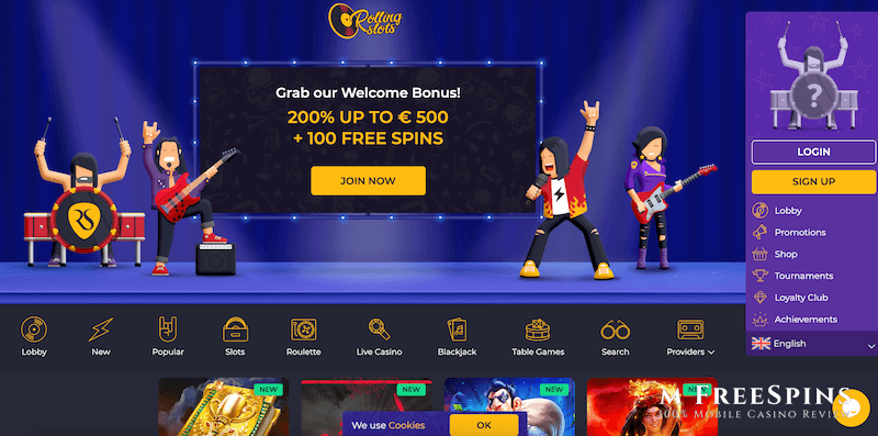 Rolling Slots Mobile Casino Review