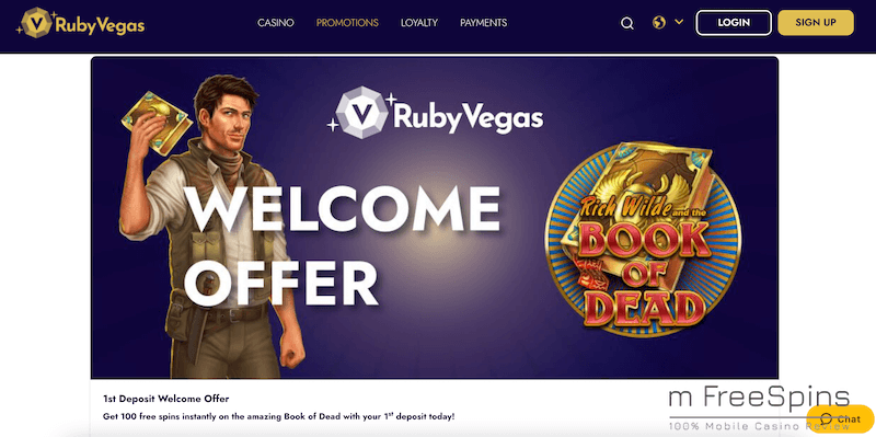 Ruby Vegas Mobile Casino Review