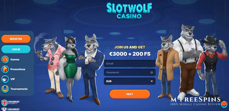 SlotWolf Mobile Casino Review