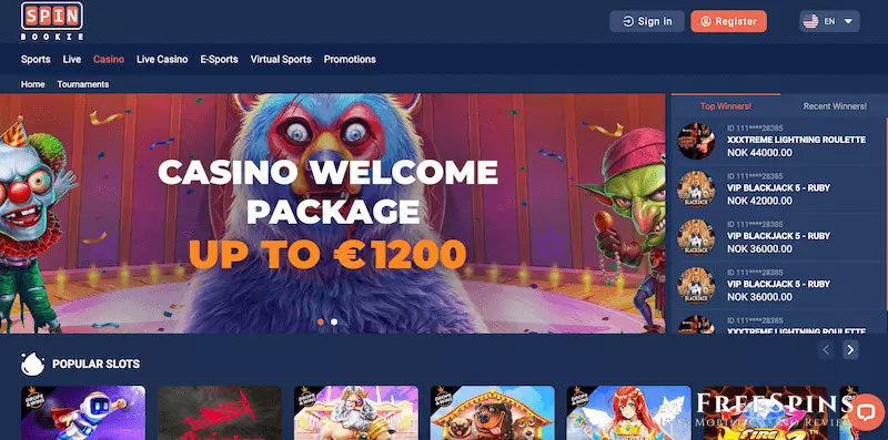 SpinBookie Mobile Casino Review