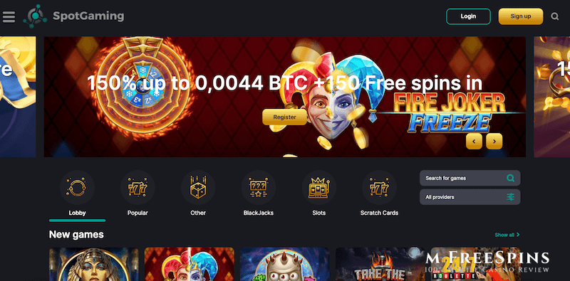 SpotGaming Mobile Casino Review