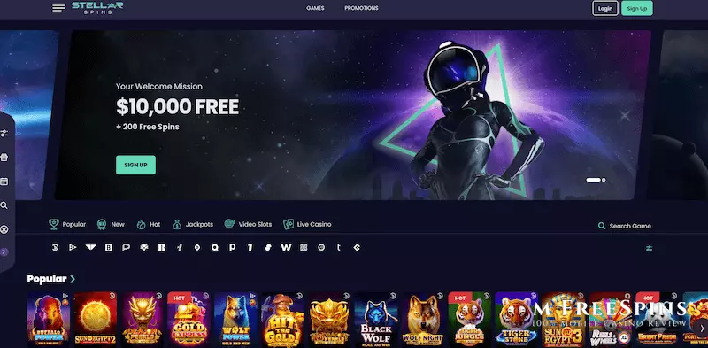 Stellar Spins Mobile Casino Review