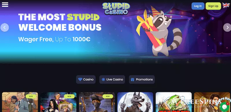 Stupid Mobile Casino Review