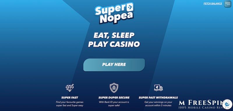 SuperNopea Mobile Casino Review