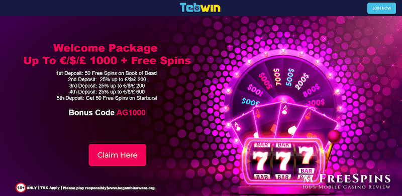 Tebwin Mobile Casino Review