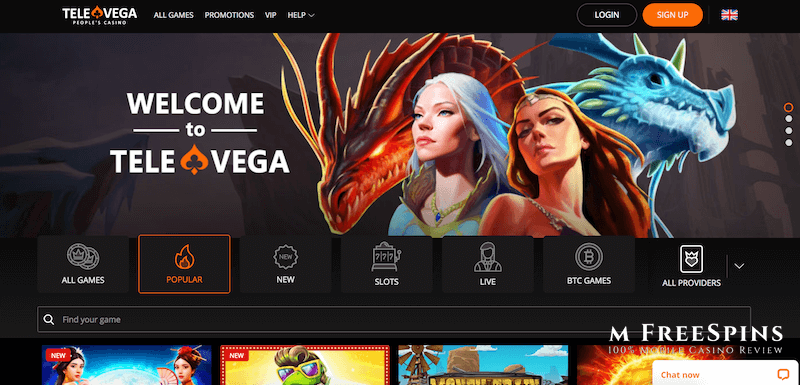 Televega Mobile Casino Review