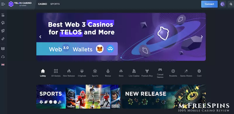 Telos Mobile Casino Review