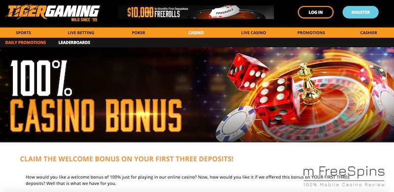 Tiger Gaming Mobile Casino Review