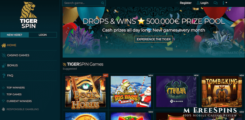 TigerSpin Mobile Casino Review