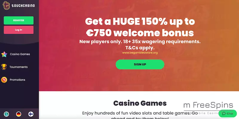Touch Mobile Casino Review