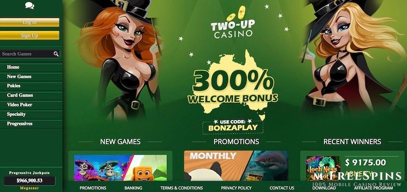 Two-Up Mobile Casino Review