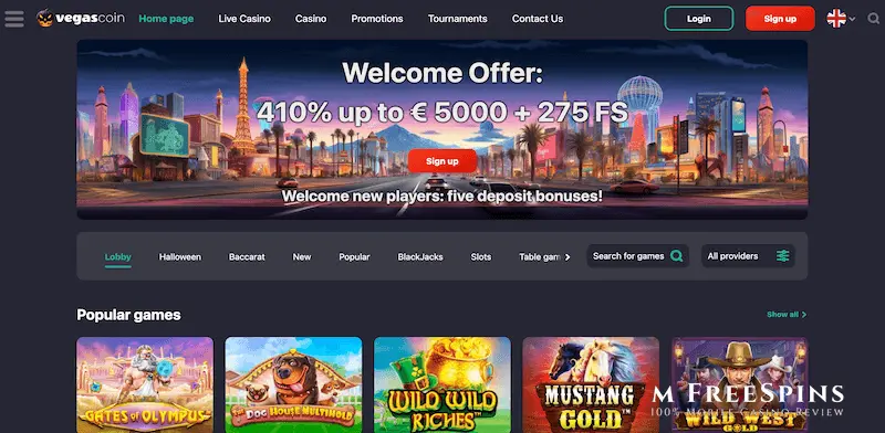 VegasCoin Mobile Casino Review