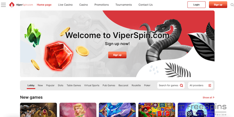 ViperSpin Mobile Casino Review