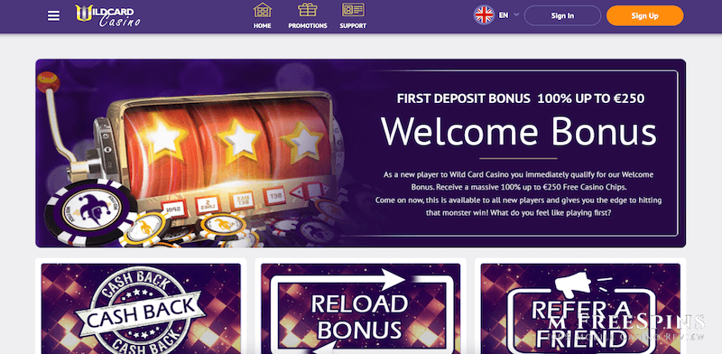 WildCard Mobile Casino Review