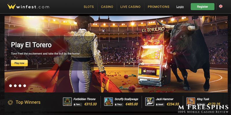 Winfest Mobile Casino Review