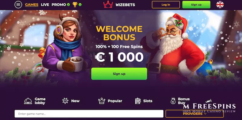 WizeBets Mobile Casino Review