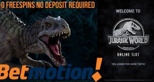betmotion jurassic world free spins no deposit
