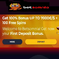 betsomnia casino no deposit bonus