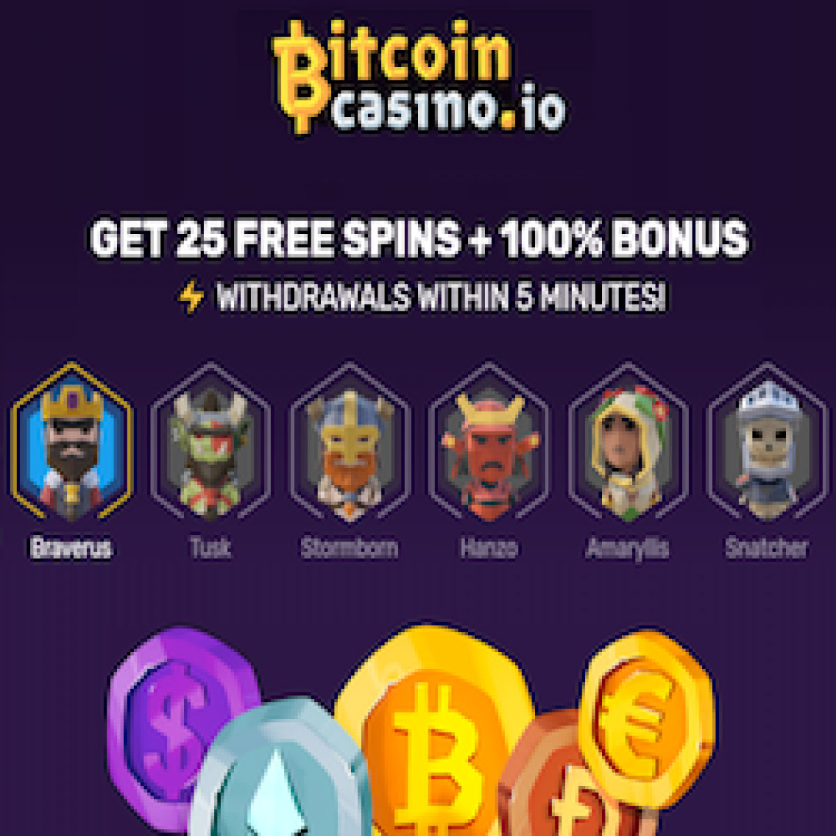 BitcoinCasino.io Free Spins No Deposit on Fire Lightning