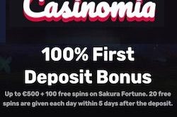 casinomia casino no deposit bonus