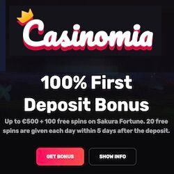 casinomia casino no deposit bonus