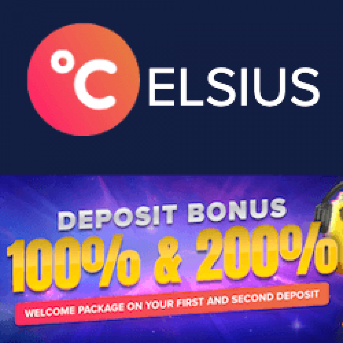 Capture d'écran du bonus sans dépôt Celsius Casino