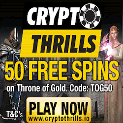 Crypto Thrills No Deposit Bonus Codes