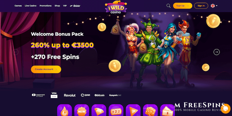 iWild Mobile Casino Review