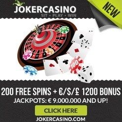joker casino no deposit bonus