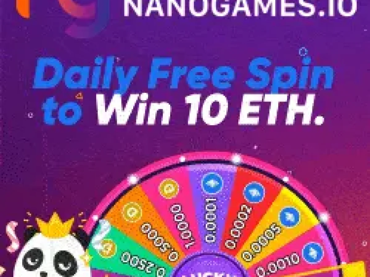NanoGames Casino : Spin the wheel and win up to 1 BTC!