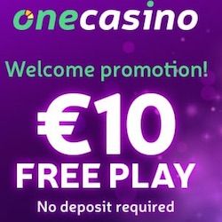 one online casino no deposit bonus
