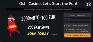 oshi bitcoin casino freespins99
