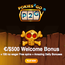 pokies2go casino no deposit bonus