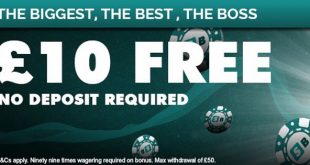 slot boss casino £10 completly free