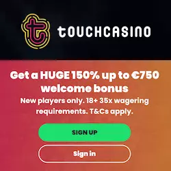 touch casino no deposit bonus
