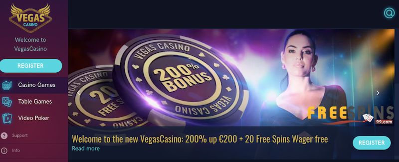 vegas Casino bonus
